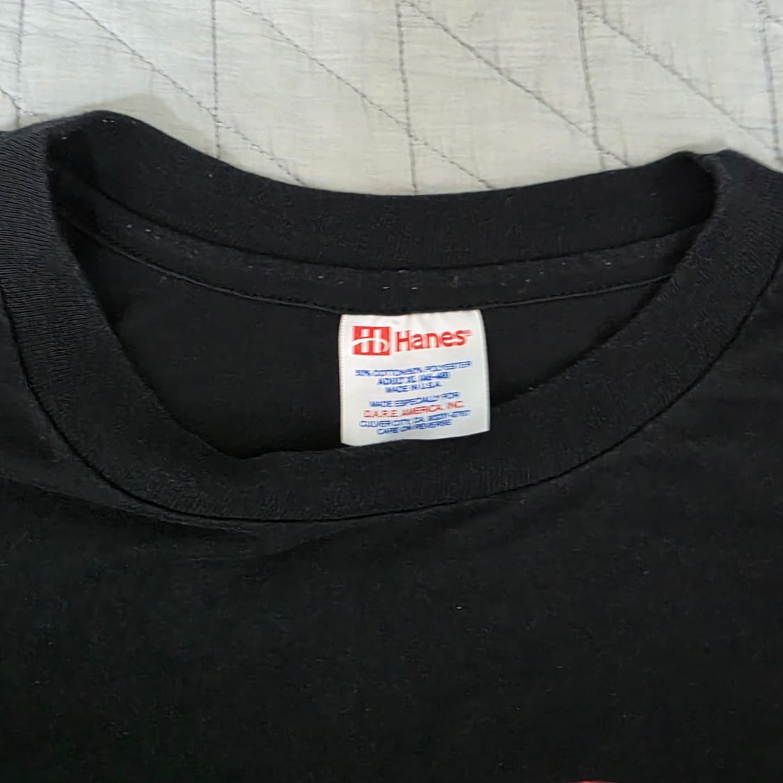 [XL] 90s 빈티지 DARE 티셔츠 블랙 ver.헤인즈 상품이미지4