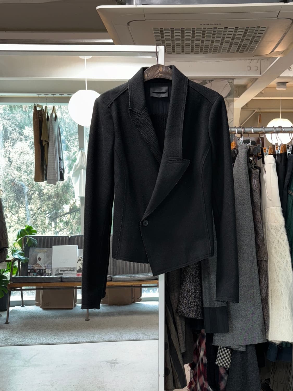 디젤 블랙 골드 버진울 자켓 상품이미지1