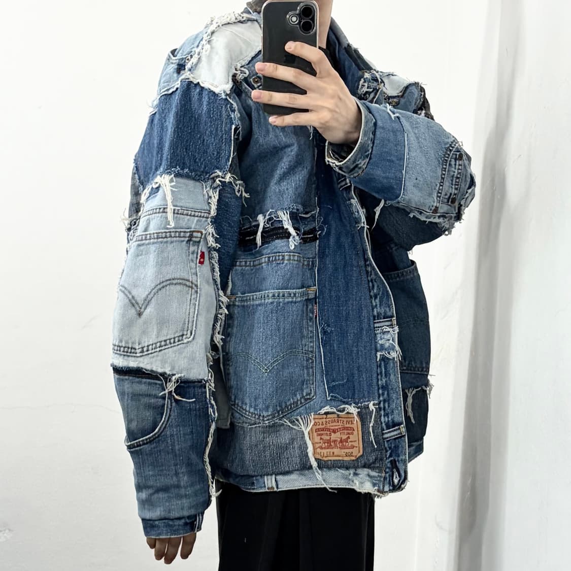 리바이스 리워크 그런지 데님 자켓 상품이미지4