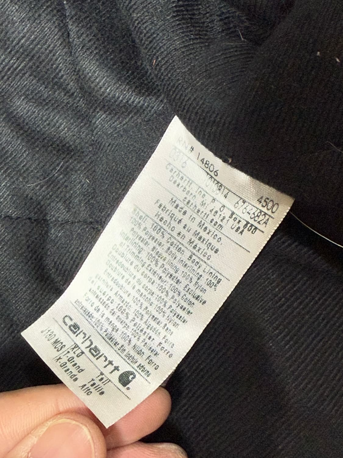 칼하트 j130 모스그린 xl tall 상품이미지3