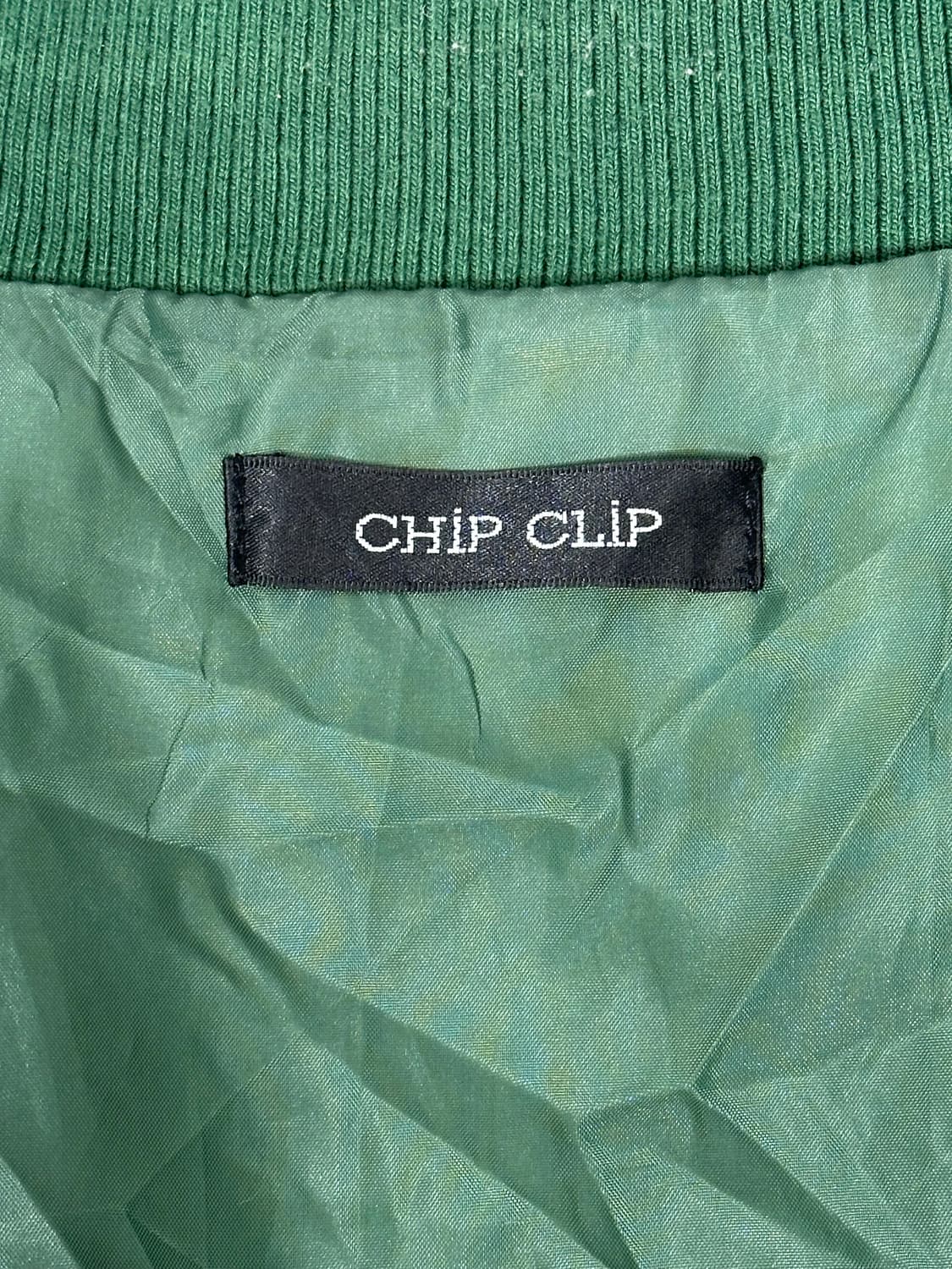 일본 빈티지 그린 오버핏 퀼팅 봄버 바시티 자켓 L 상품이미지6