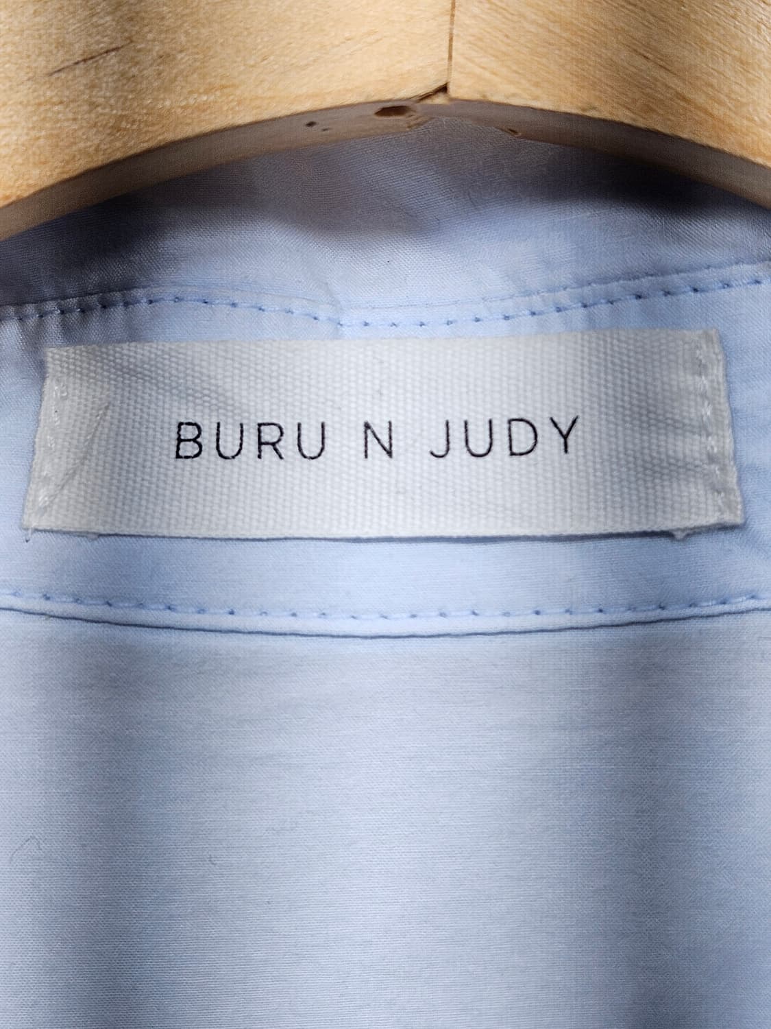 부루앤쥬디(Buru n judy) 하늘색 셔츠 블라우스 Free 상품이미지2