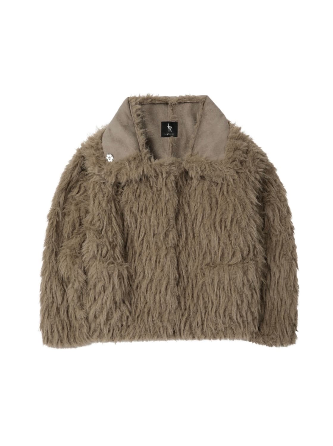 리버시블 시어링 퍼 자켓 [MOCHA] 상품이미지2