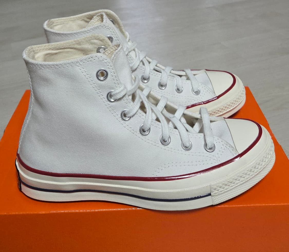 컨버스 척70 하이 빈티지 화이트  상품이미지4