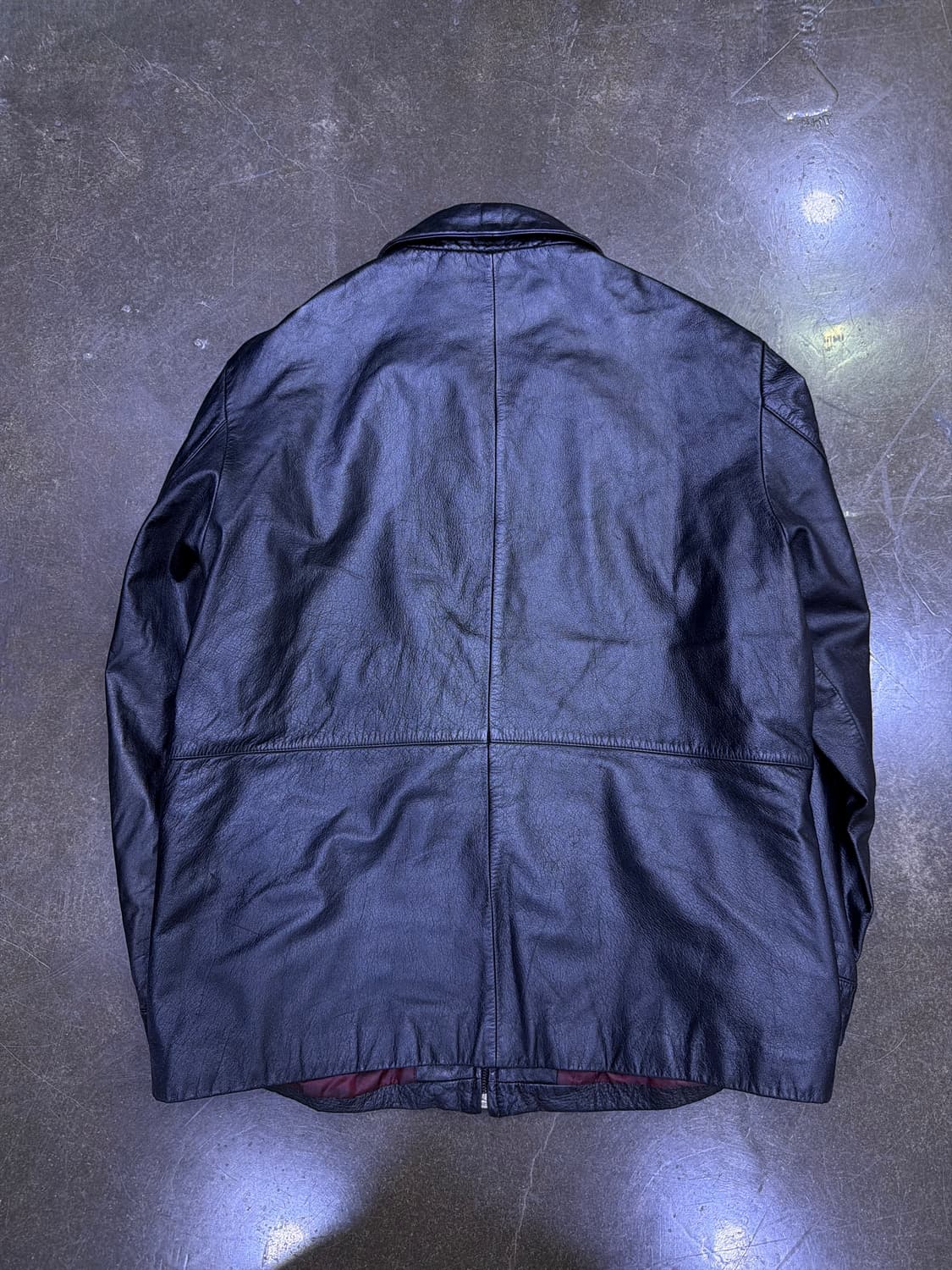 디데이 빈티지 소가죽 싱글 미드 레더자켓 105 상품이미지2