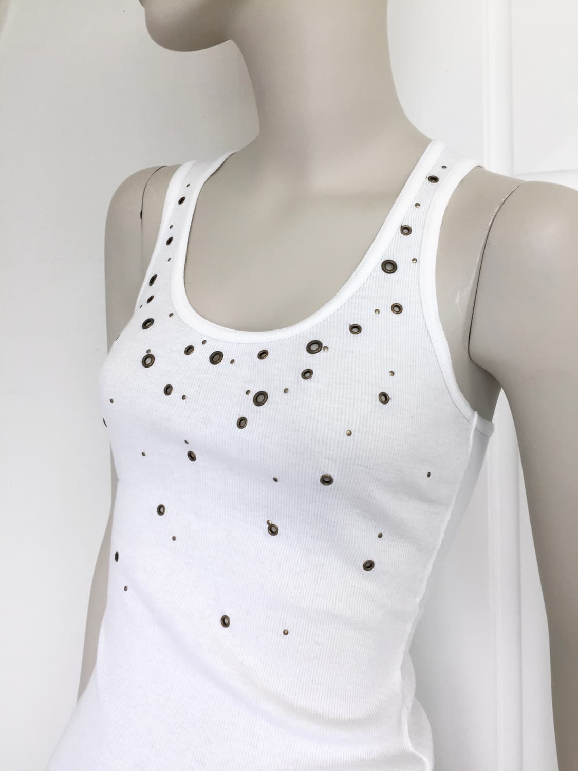 Eyelet Point Tank-Top 상품이미지6