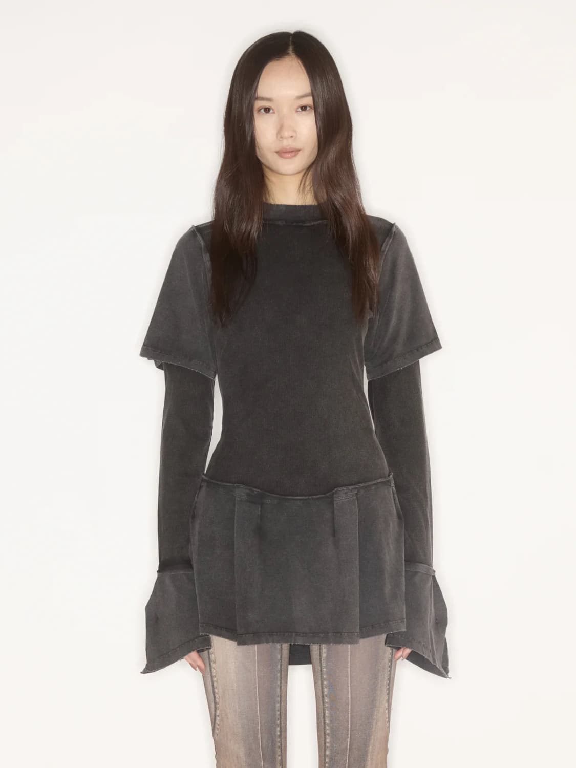 [XS,S]노울스 25fw BELLONA 워싱 드레스 상품이미지1