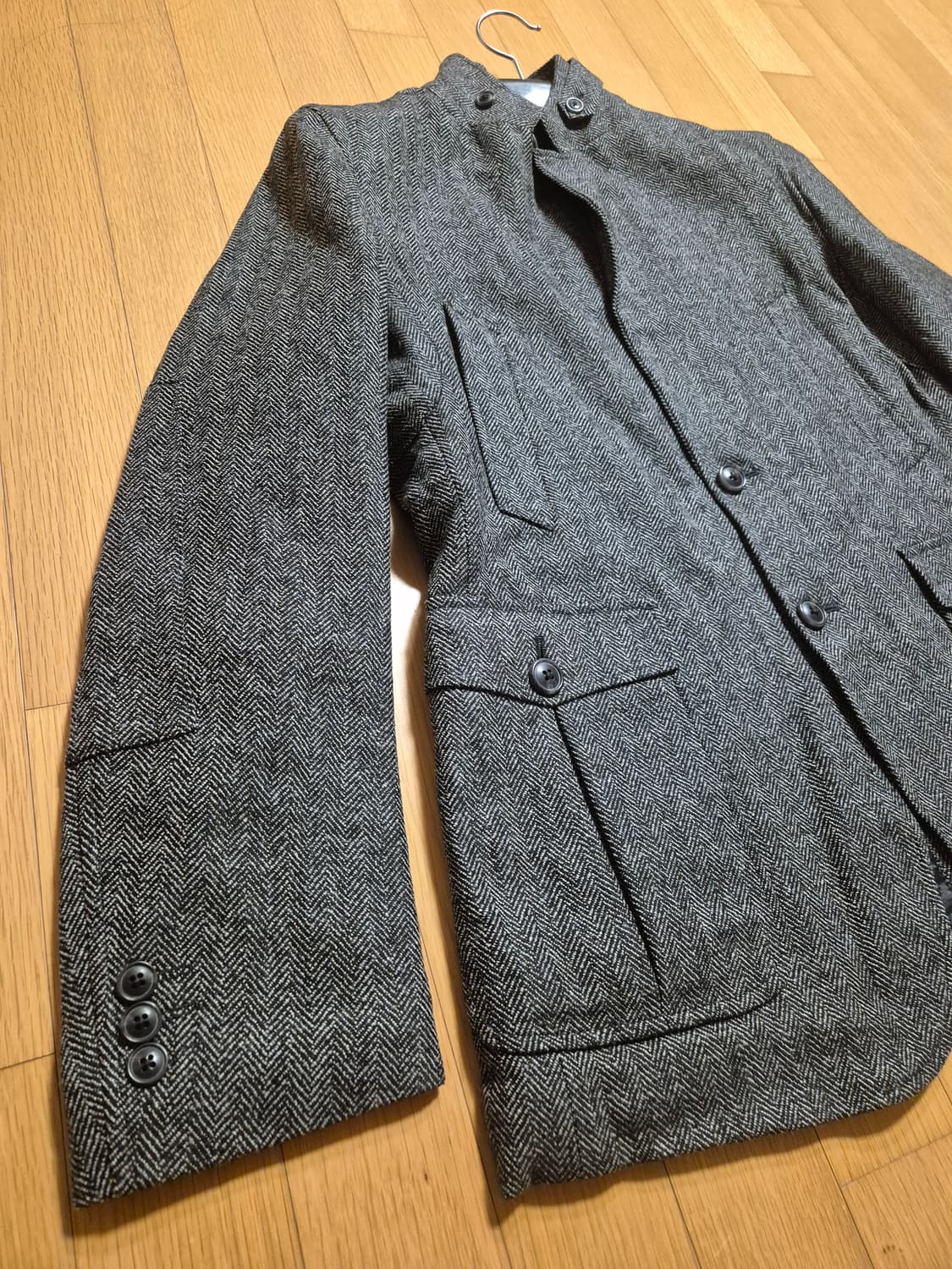 일본 힐튼 헤링본 자켓 상품이미지3