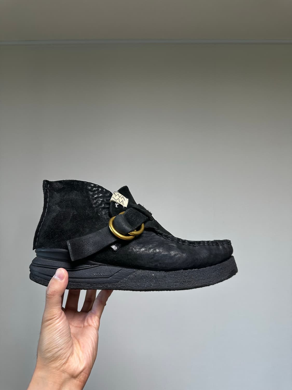 [10] Visvim Magoon Ring Moc Folk Black 상품이미지1