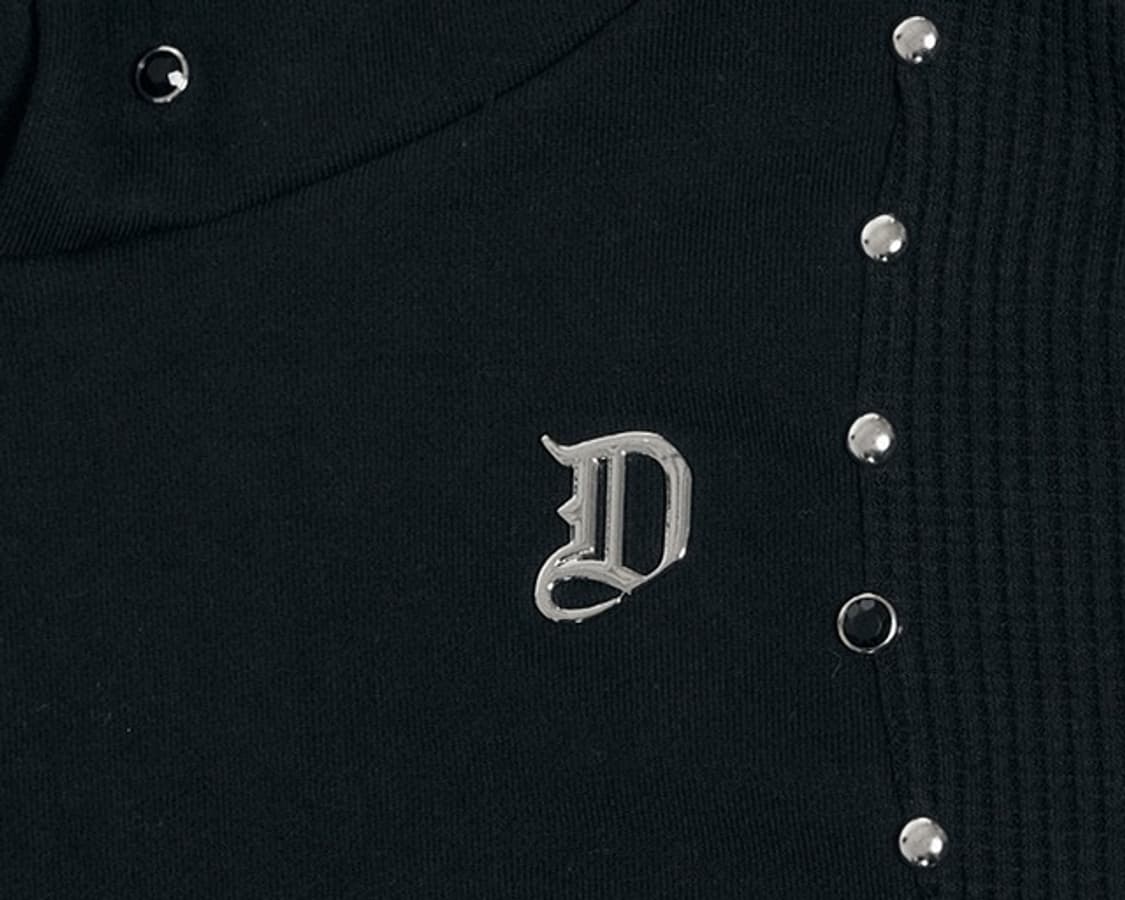 오도어 - Grunge stud hood/pants set 1사이즈/블랙 상품이미지5