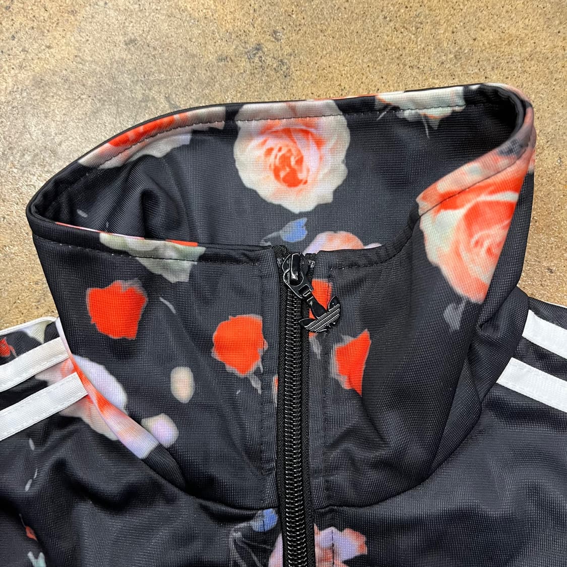 [정품/36] 아디다스 플라워 블랙 트랙탑 자켓 져지 b10 상품이미지7