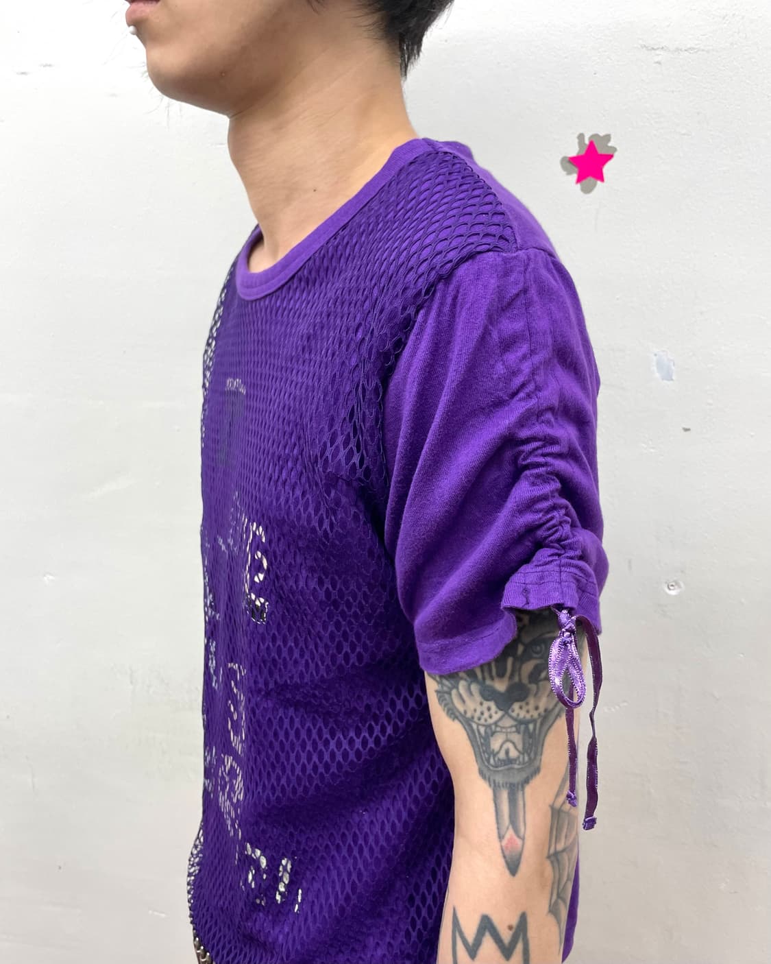 Purple Layering Strap T-Shirt 상품이미지5