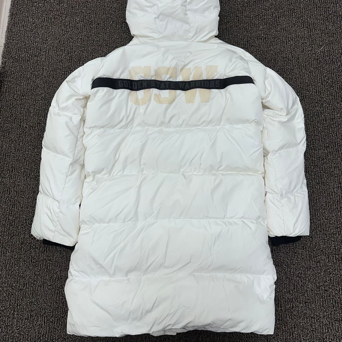 NBA 엔비에이 덕다운 롱패딩 화이트 L 상품이미지5