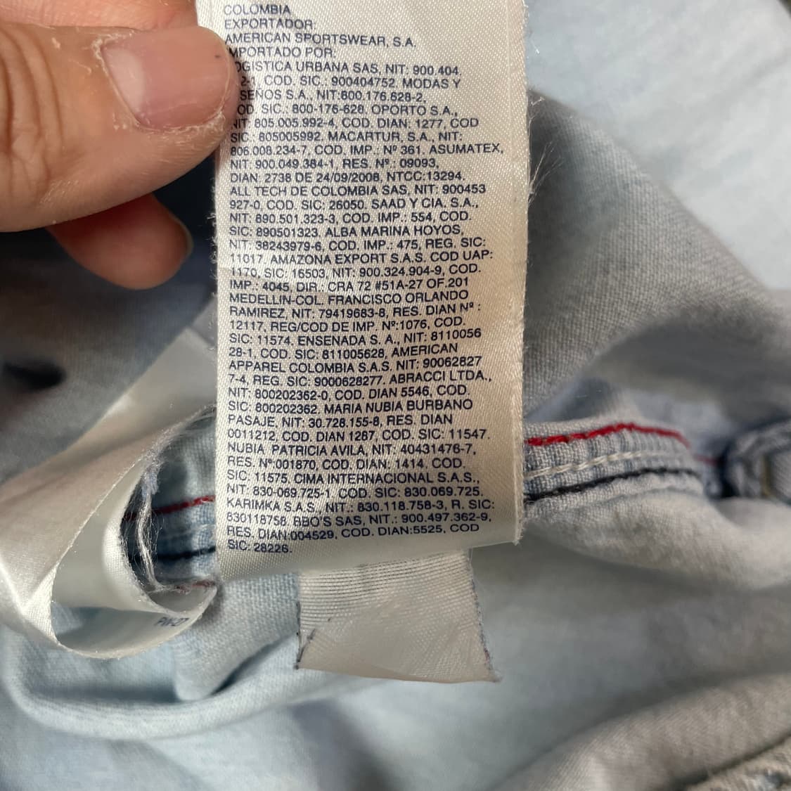 타미힐피거 미니로고 투포켓 연청 레귤러 데님 웨스턴 셔츠 S 상품이미지8