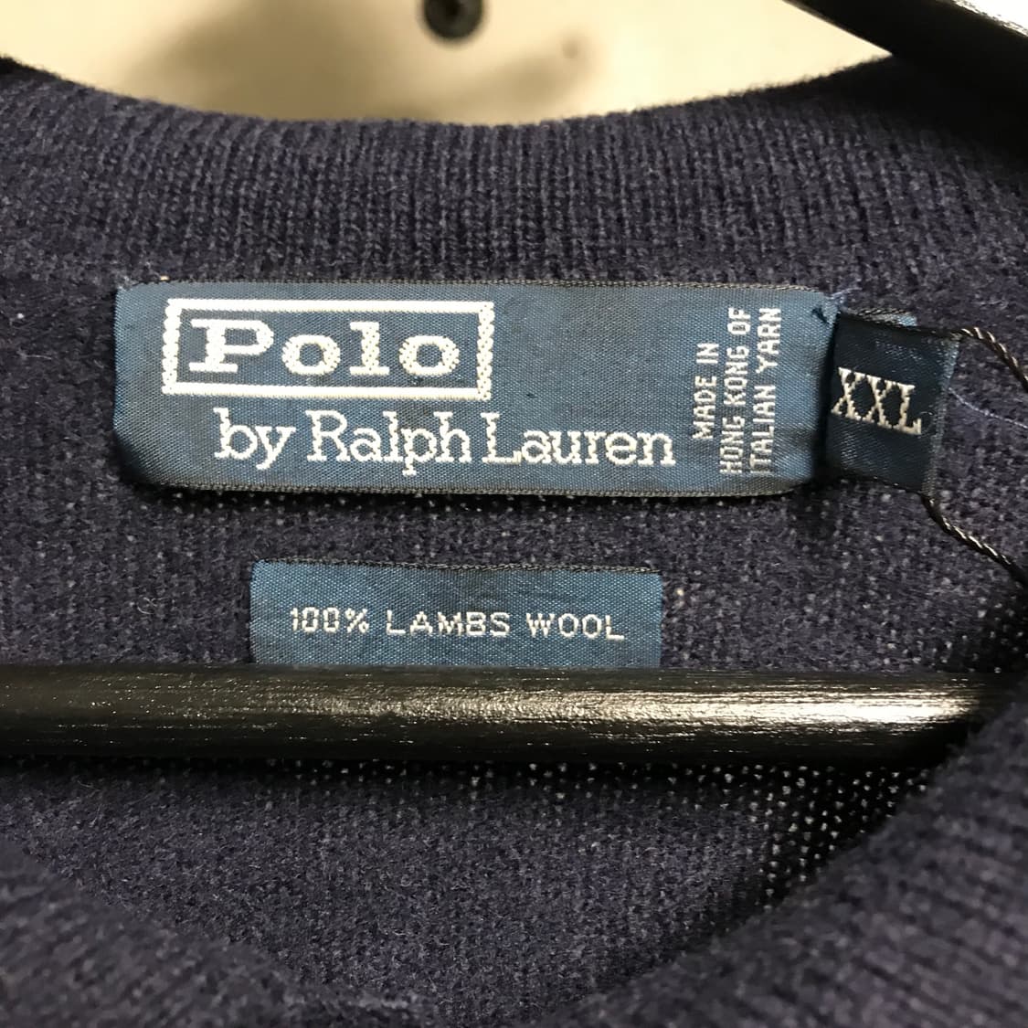 폴로 랄프로렌 니트 긴팔 카라티 네이비 XXL 상품이미지5