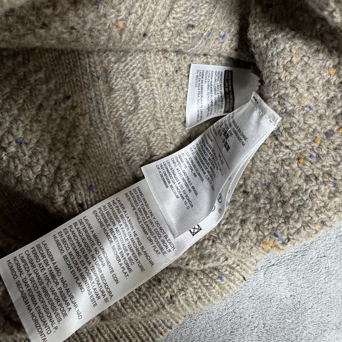 리바이스 케이블 니트 스웨터 상품이미지3