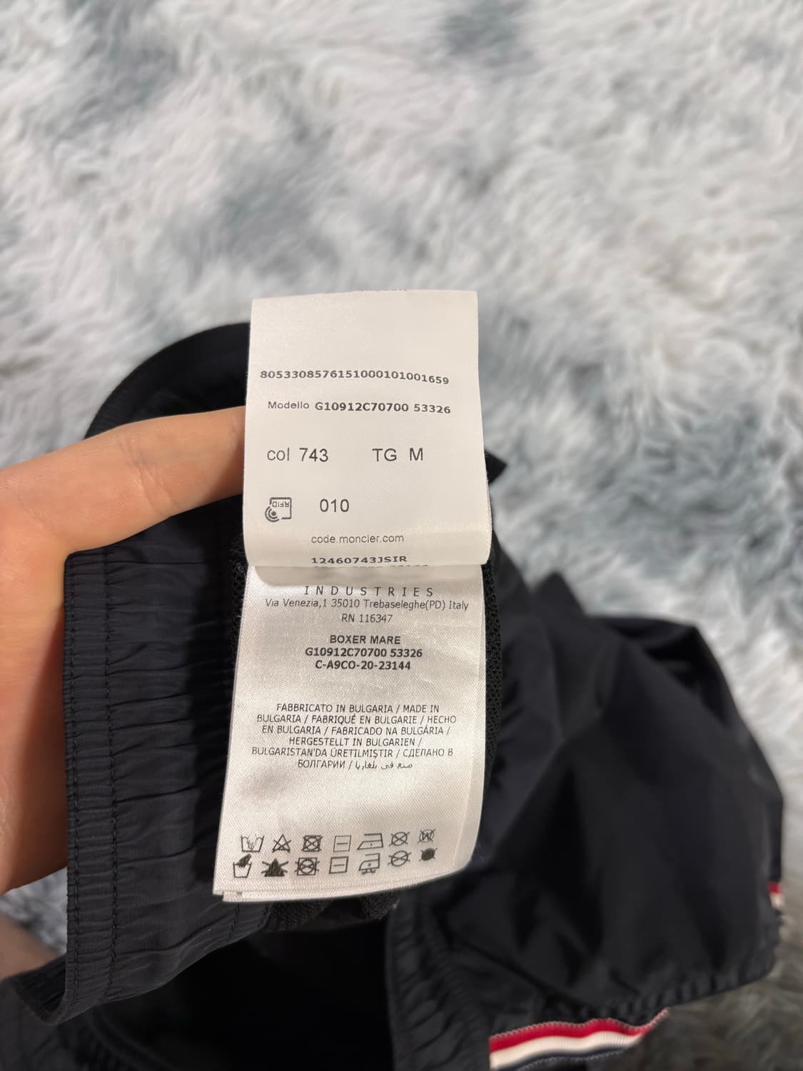 [정품] 몽클레어 네이비 스윔 숏팬츠 반바지 상품이미지4