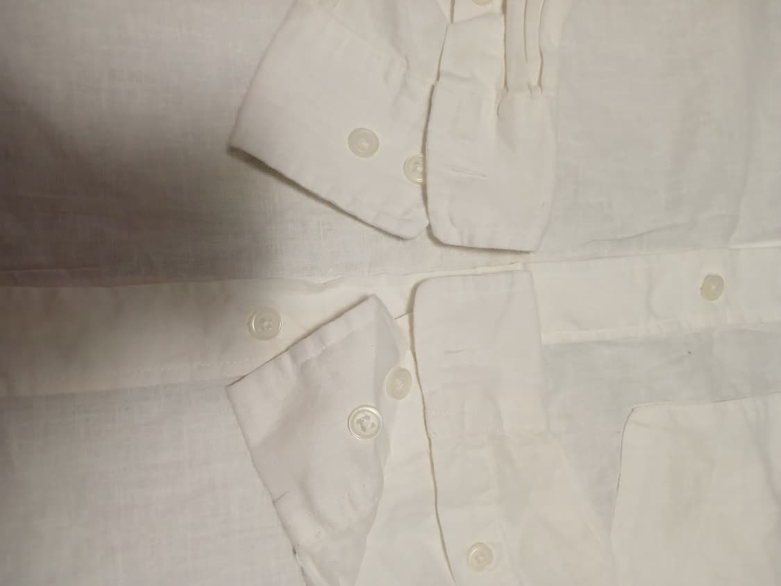 H&m 화이트 린넨 셔츠 상품이미지3