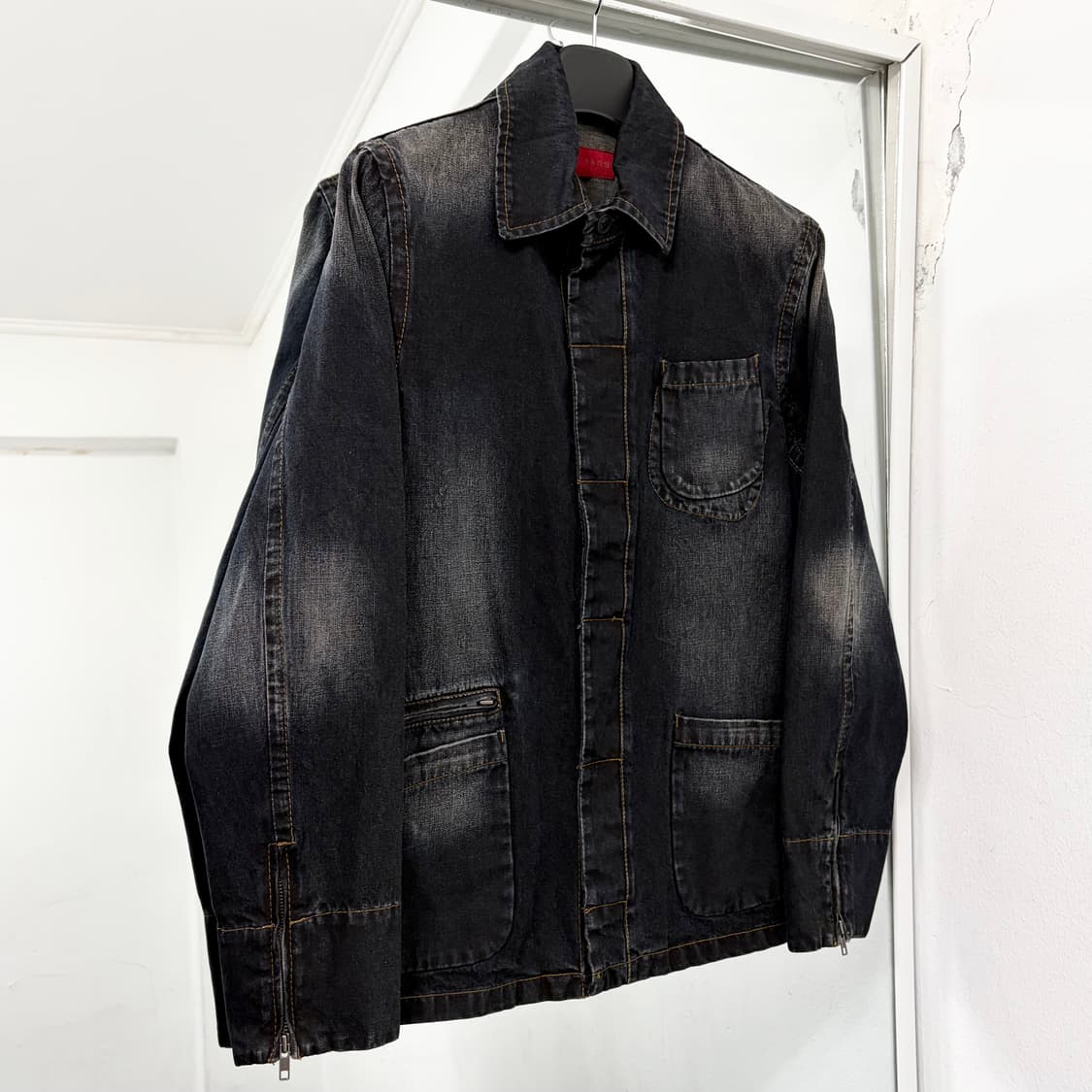 Fuck Jeans 흑청 데님 자켓 상품이미지4