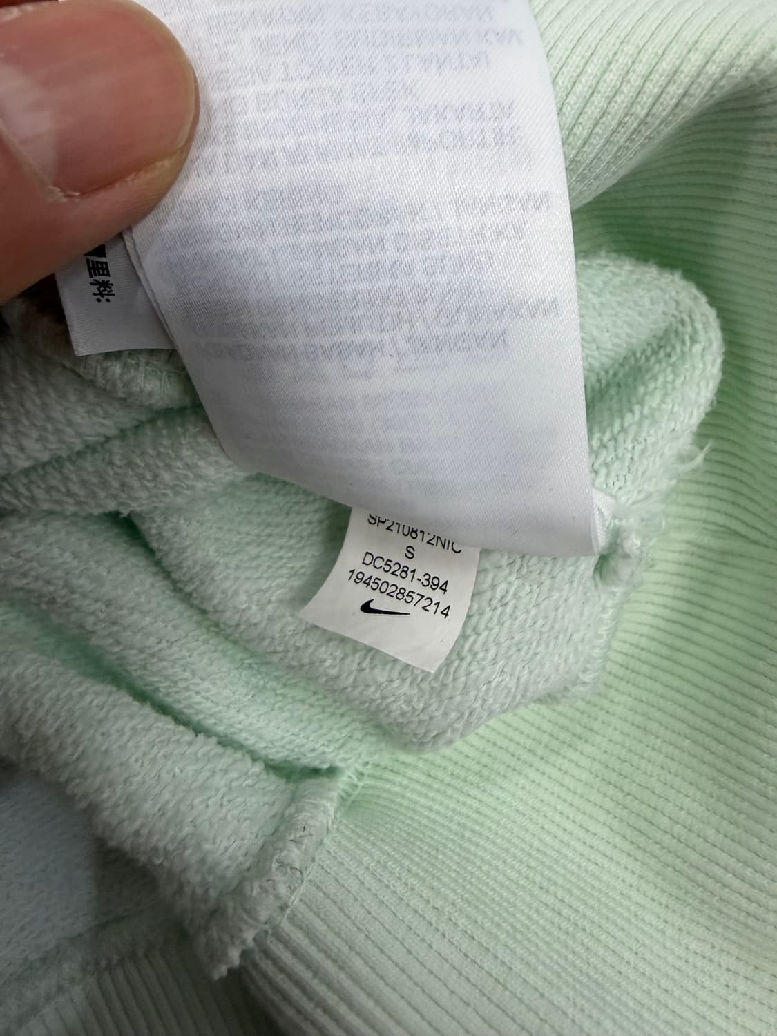 정품) 나이키 여성 오버핏 스우시 후드티 S 상품이미지8