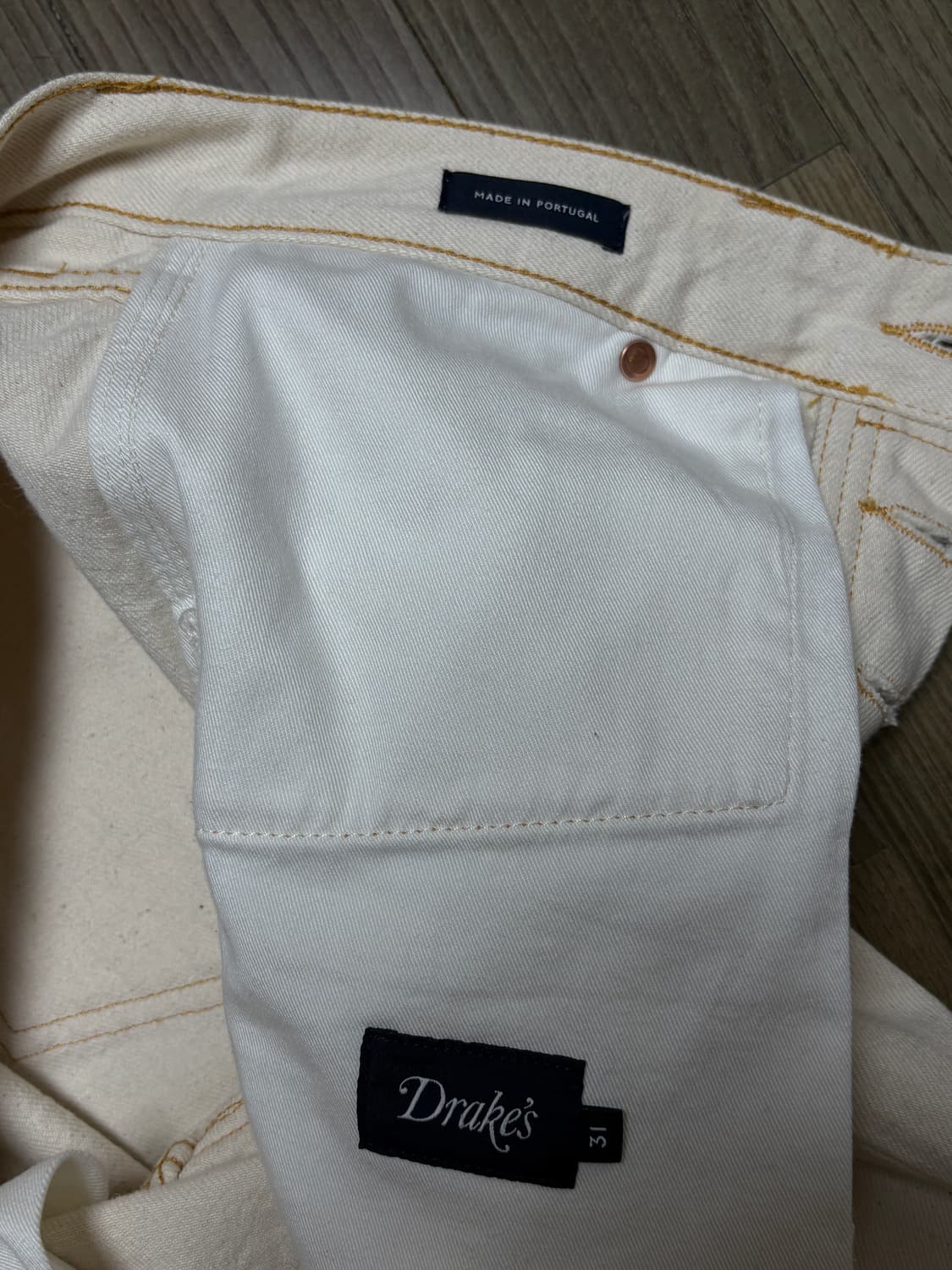 드레익스 셀비지 데님 에크루 상품이미지5