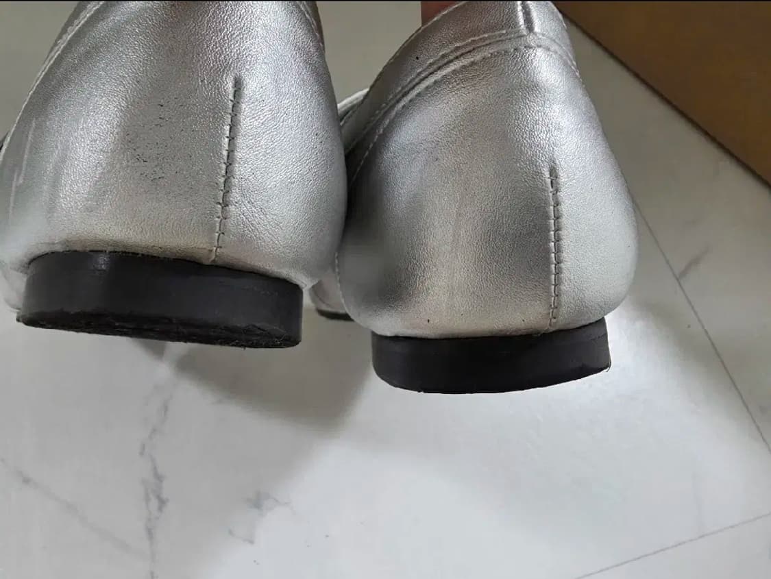 포른른 스트랩 메리제인 슈즈-실버(230) 상품이미지5