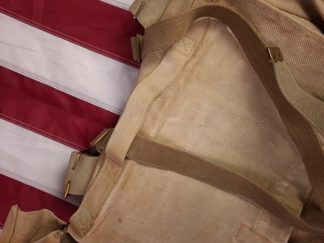 오리지날 WW2 40's P37 영국군 캔버스 백 상품이미지8