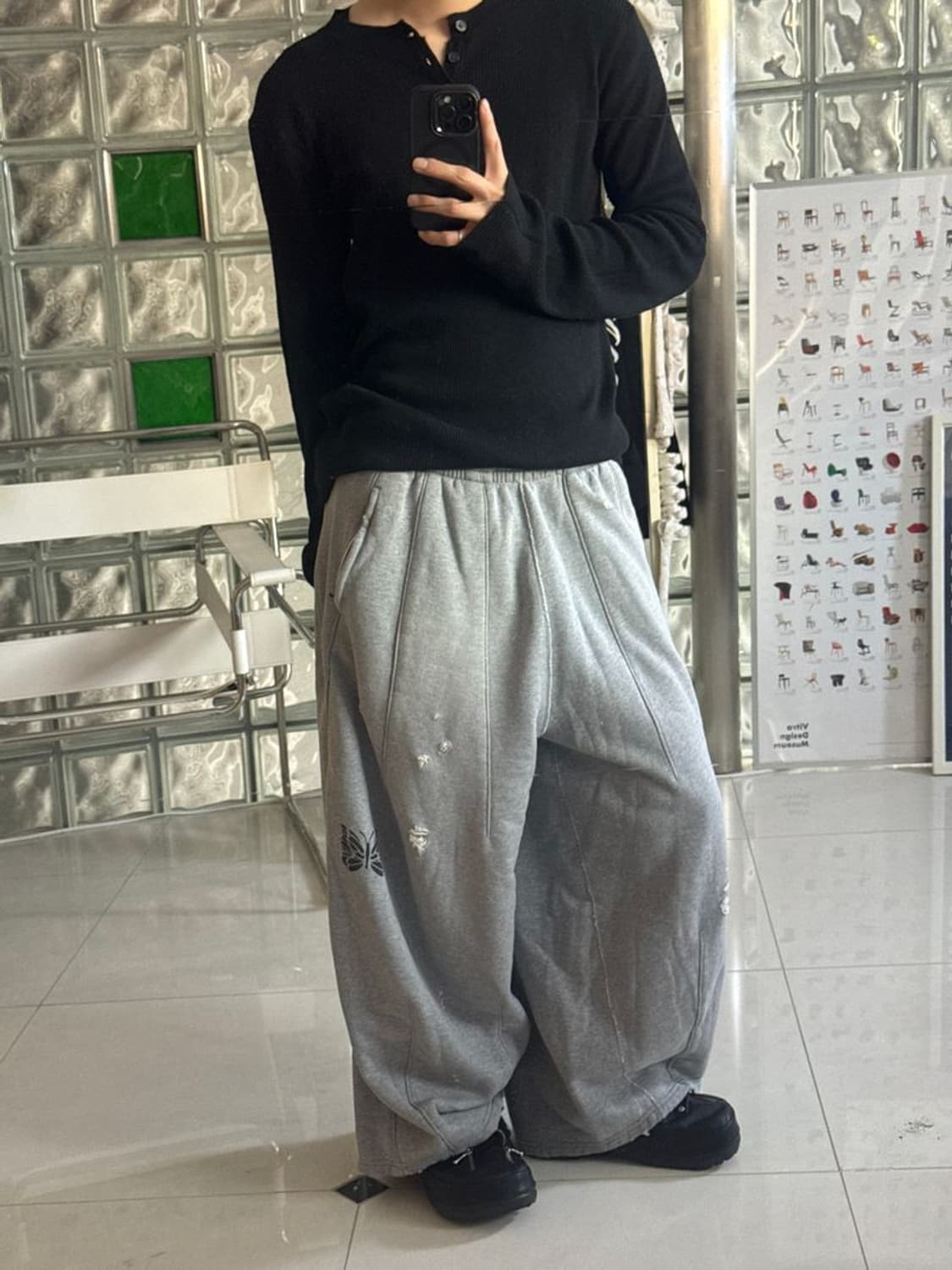 DECONSTRUCTED H.D. SWEAT PANTS 스웨트 팬츠 상품이미지1