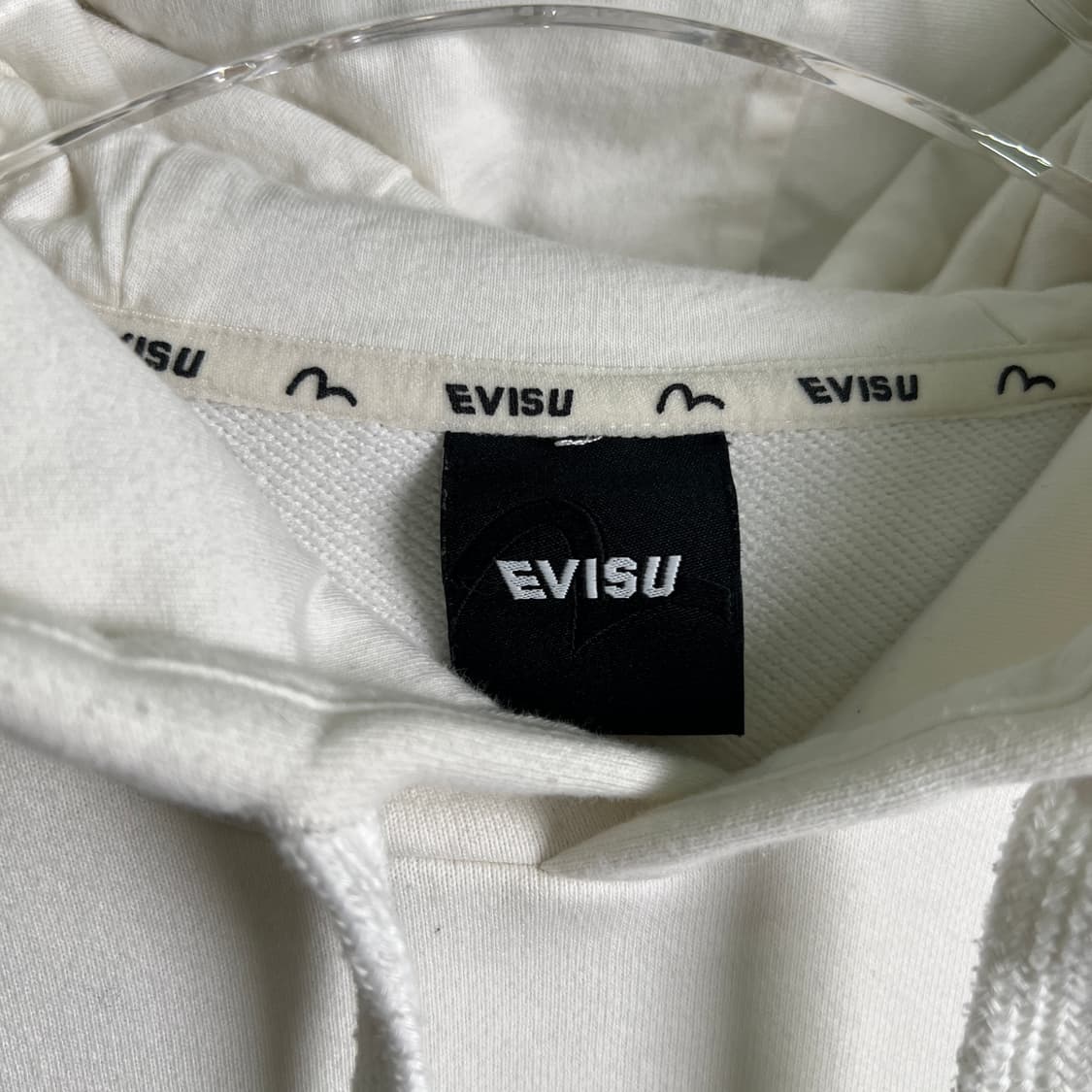 Evisu 에비수 화이트 후드티 M 상품이미지3