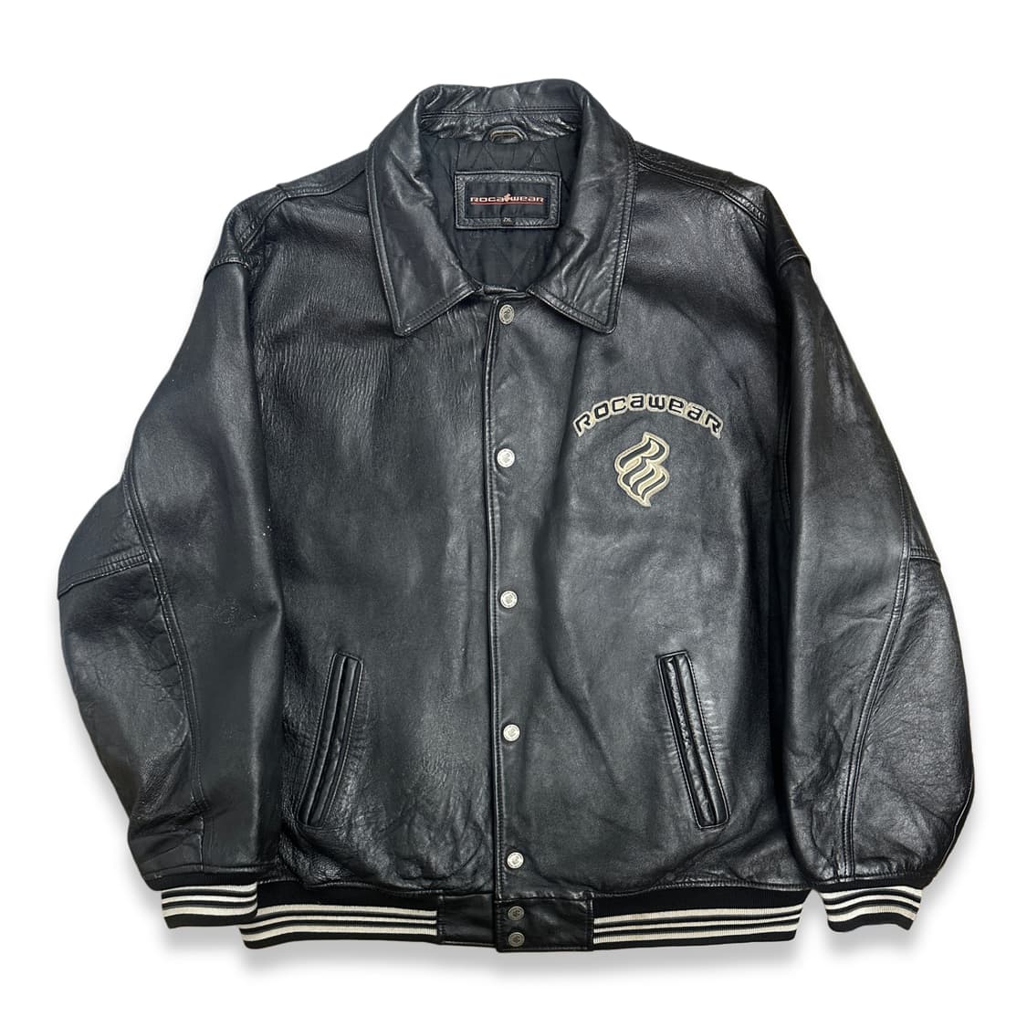 00s 로카웨어 레더 자켓 2XL 상품이미지2