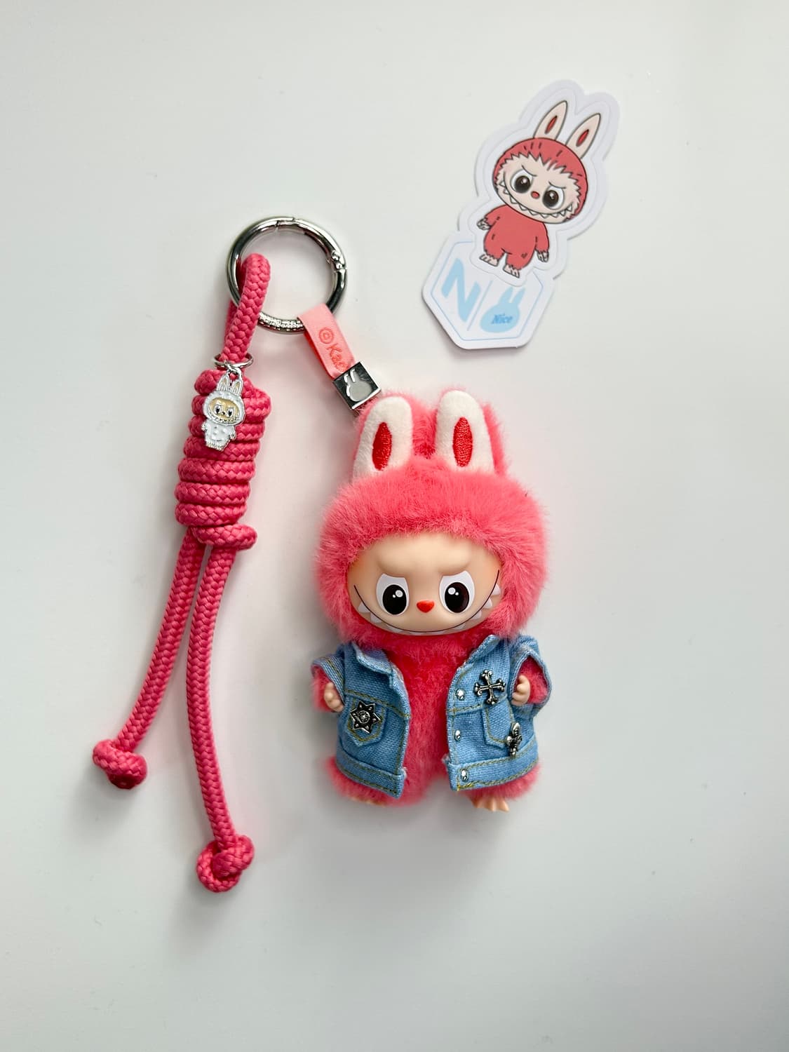 (3)💗라부부 내 마음속 비밀번호 “N” 커스텀 미니키링 상품이미지5