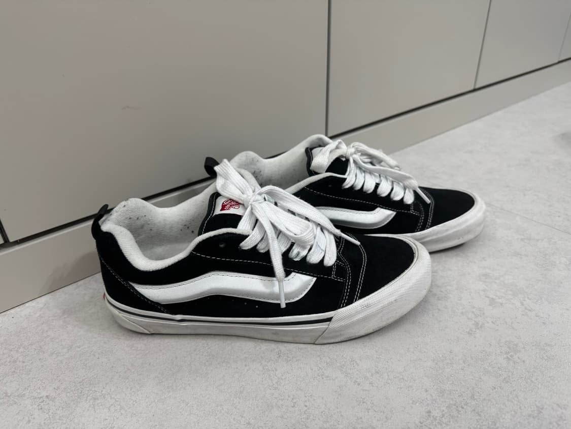 반스 뉴스쿨 블랙 화이트 스니커즈 운동화 275 상품이미지3