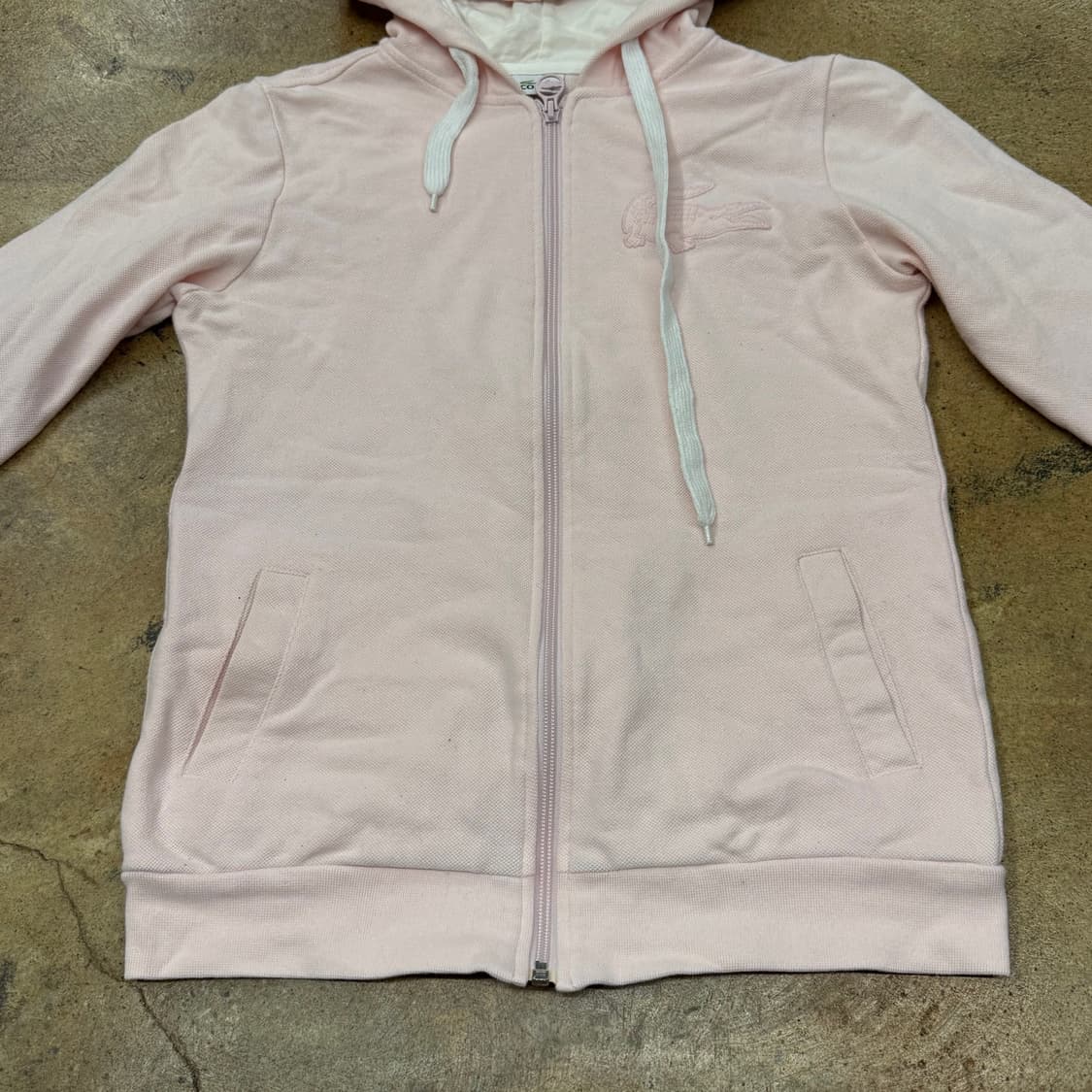 라코스테 딸기우유 핑크 후드집업  상품이미지3