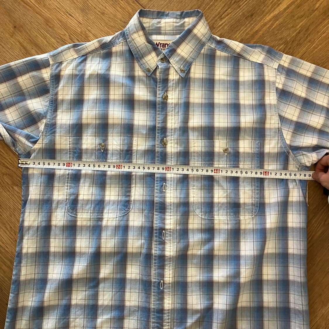 N130 랭글러 체크 반팔 셔츠 상품이미지4