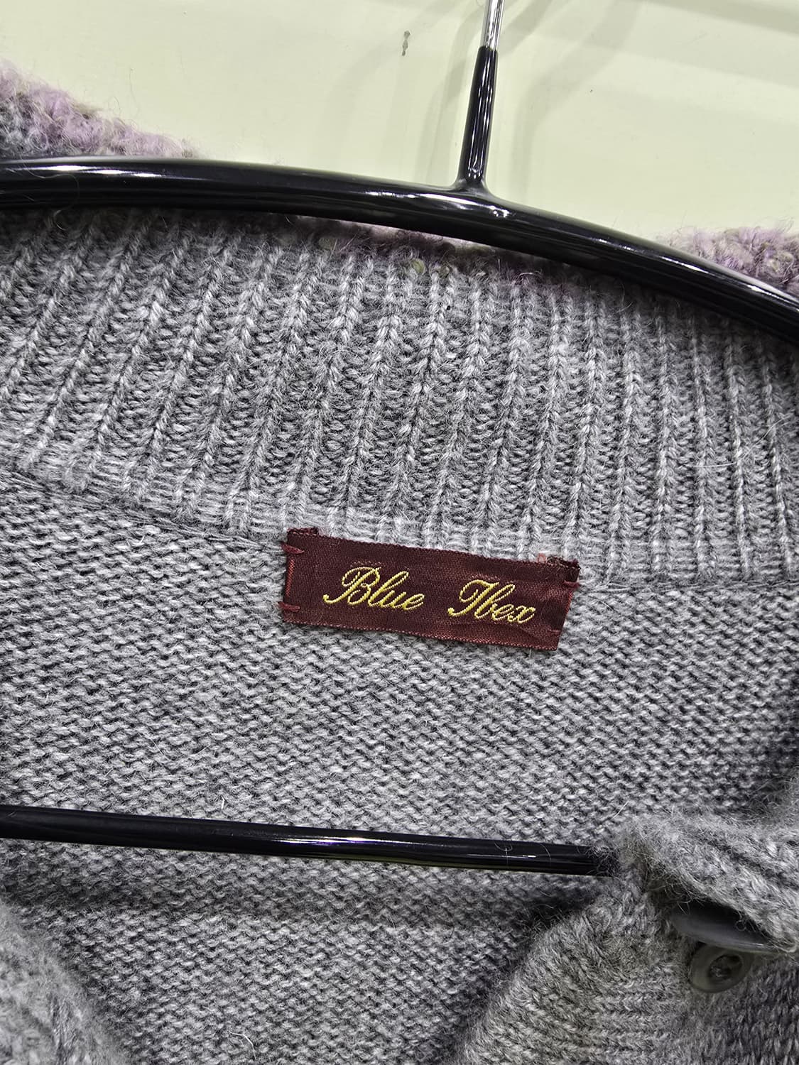 일본빈티지 캐시미어 혼방 니트 코트 M 상품이미지7