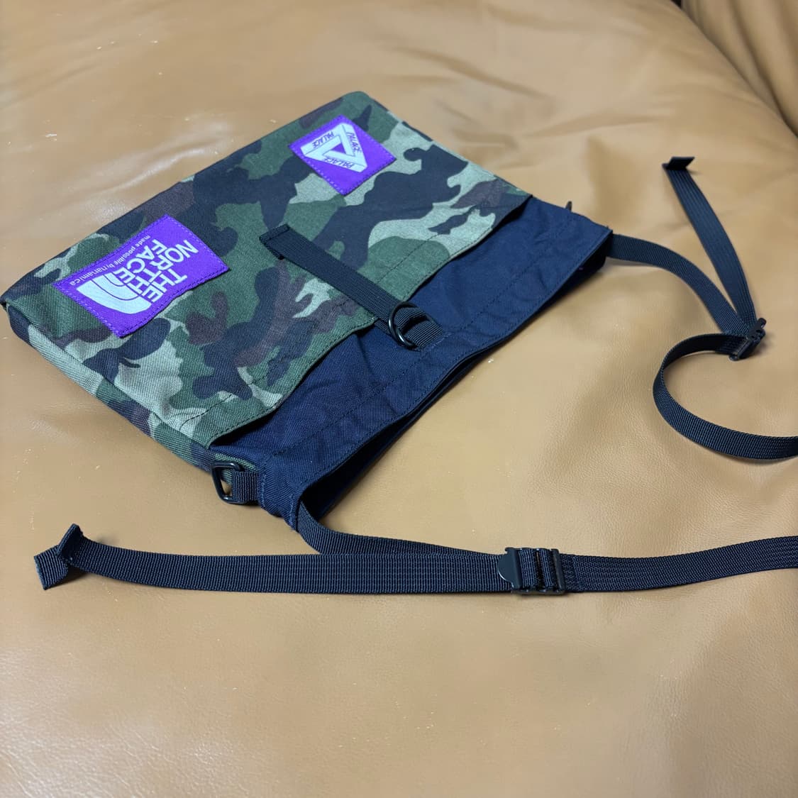 Palace 팔라스 x 노스페이스 퍼플라벨 카모 샤코슈 백 가방 상품이미지3