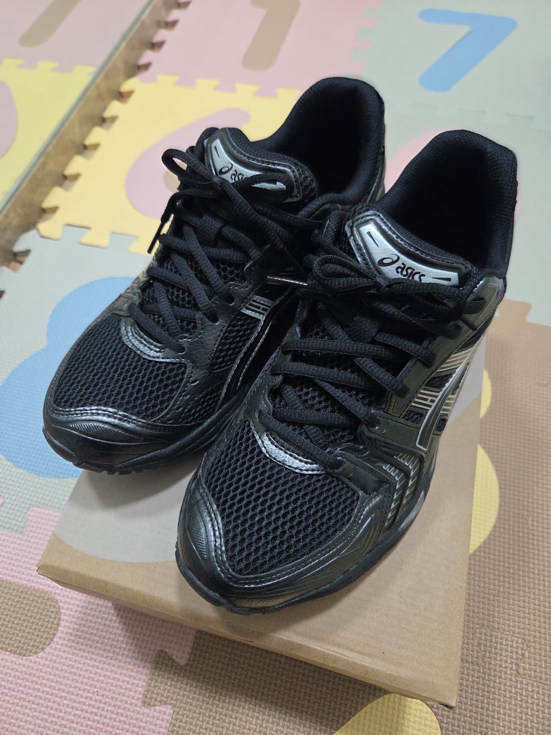 아식스 젤카야노 14 - 블랙,퓨어 실버 260 상품이미지3