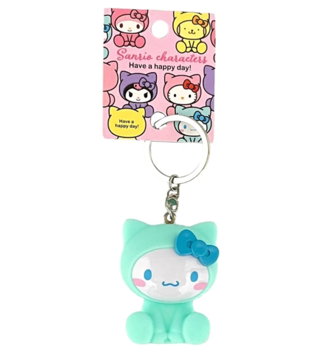 산리오 고양이후드 시나모롤 키홀더 상품이미지1