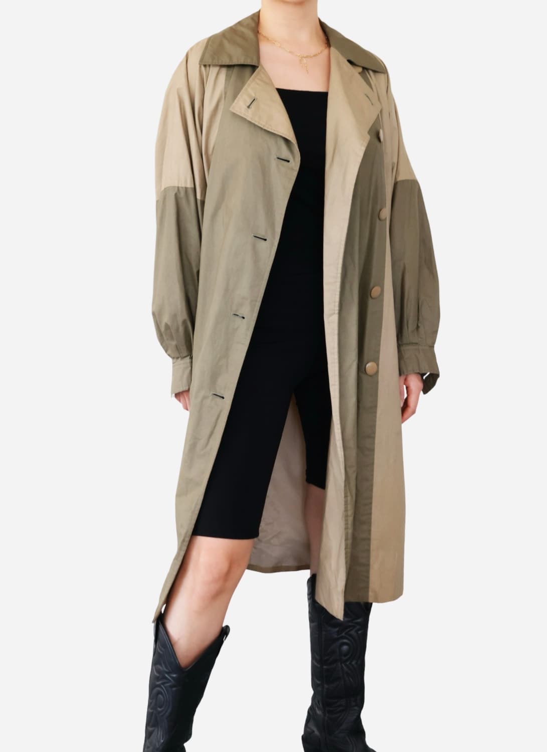 Yves Saint Laurent Two-Tone Trench 상품이미지3