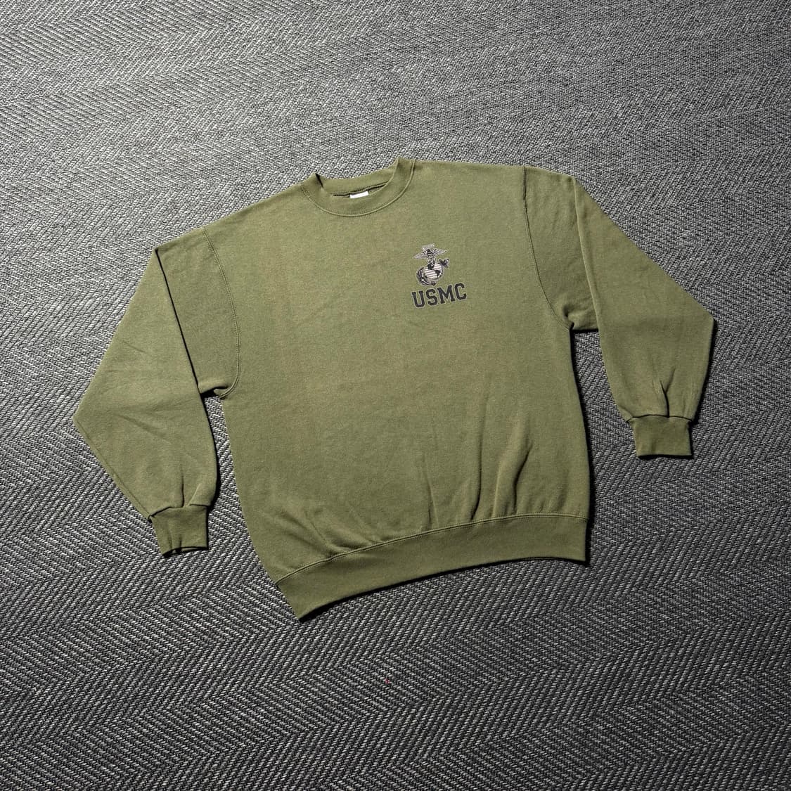 90s US ARMY USMC 미해병 빈티지 스웻 셔츠 상품이미지1