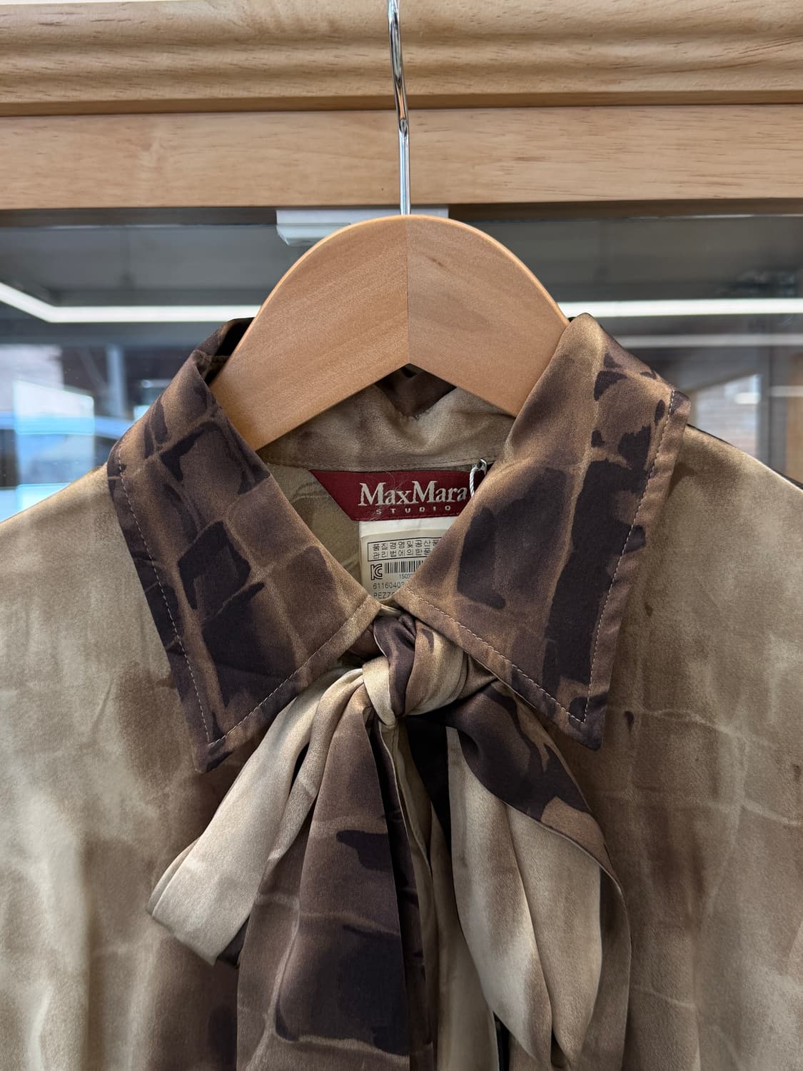 silk tie blouse  상품이미지2