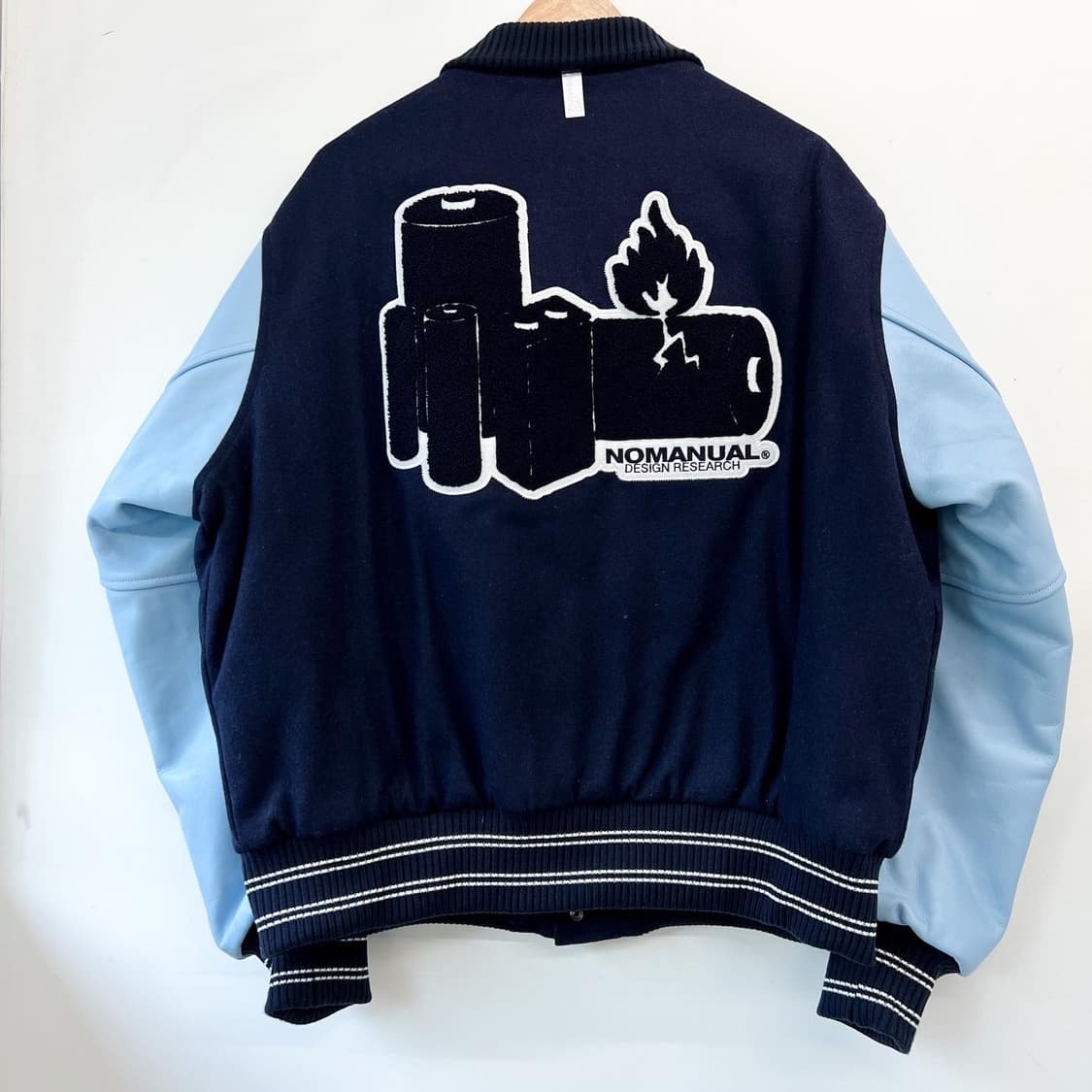 노매뉴얼 21fw wl네이비 울레더바시티자켓 상품이미지8