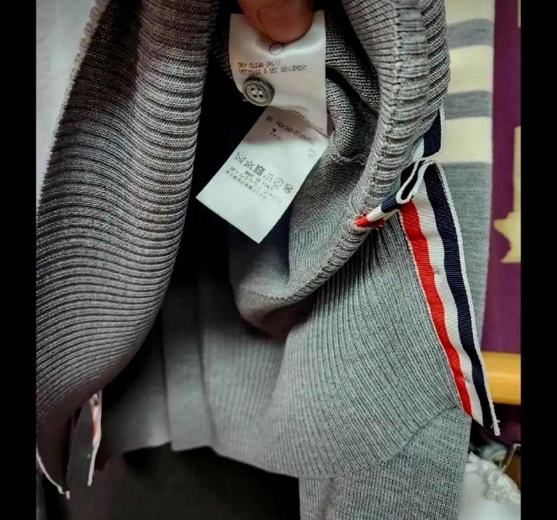 톰브라운 밀라노 실크 오버핏 니트 42 정품 상품이미지6