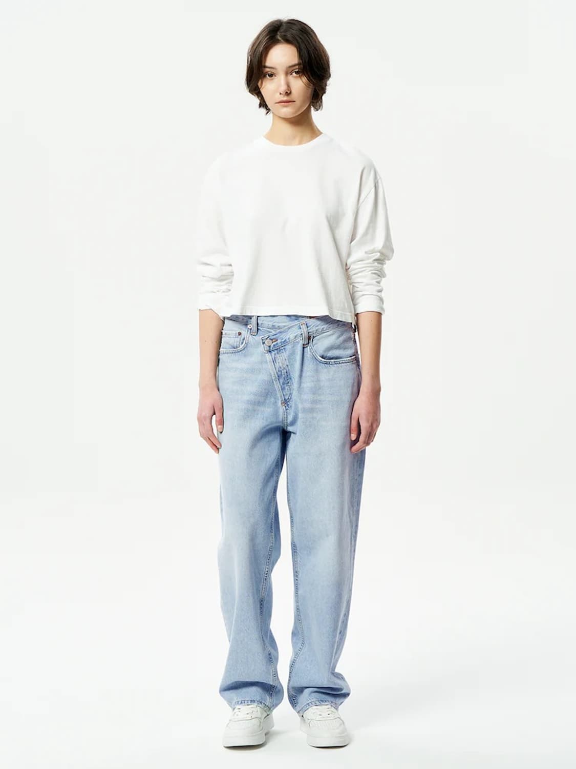 Agolde 에이골디 criss cross jean skyblue 27 상품이미지1