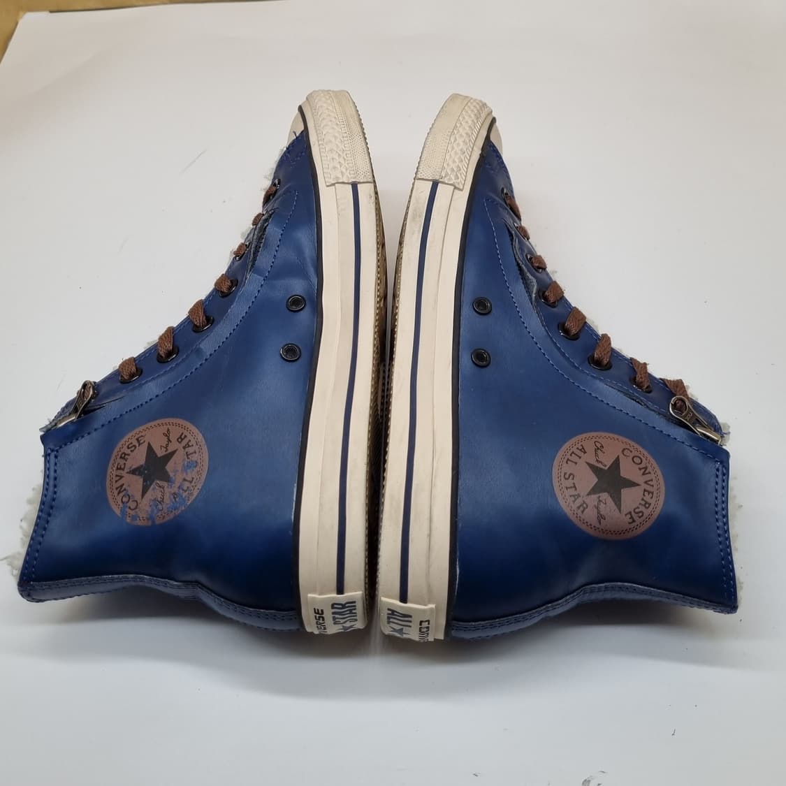 컨버스 척테일러 레더 안감털집업 하이탑270. 상품이미지5