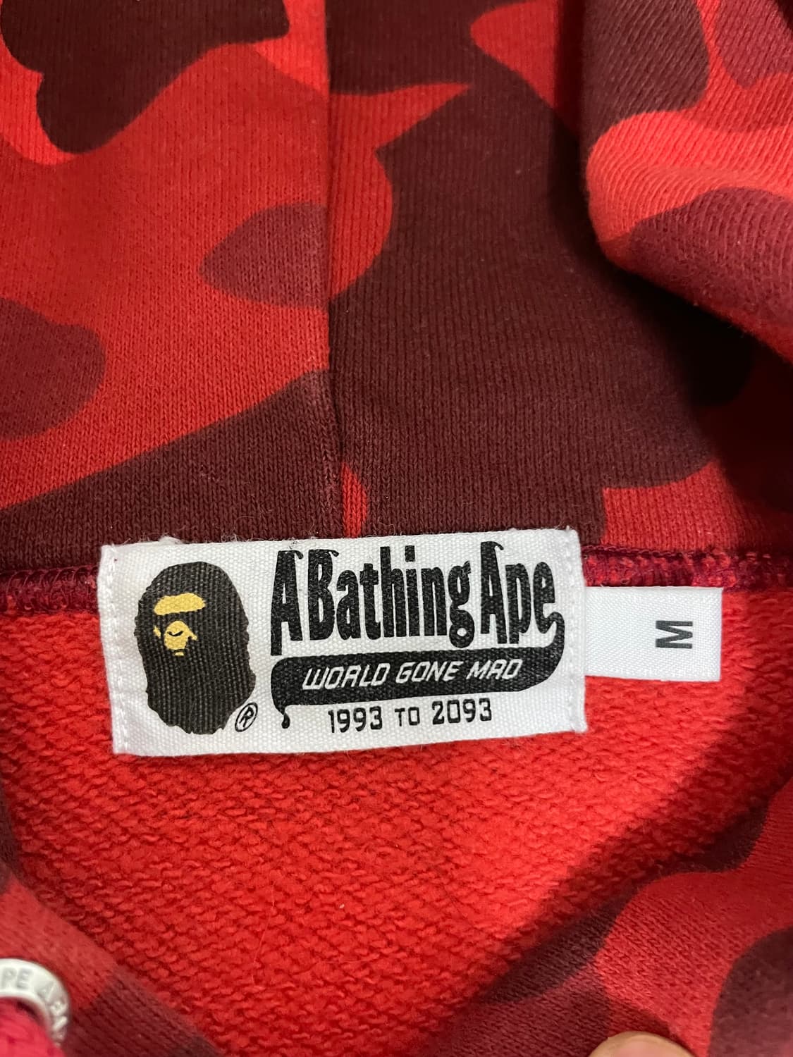 베이프 적계 카모 후드티 상품이미지4