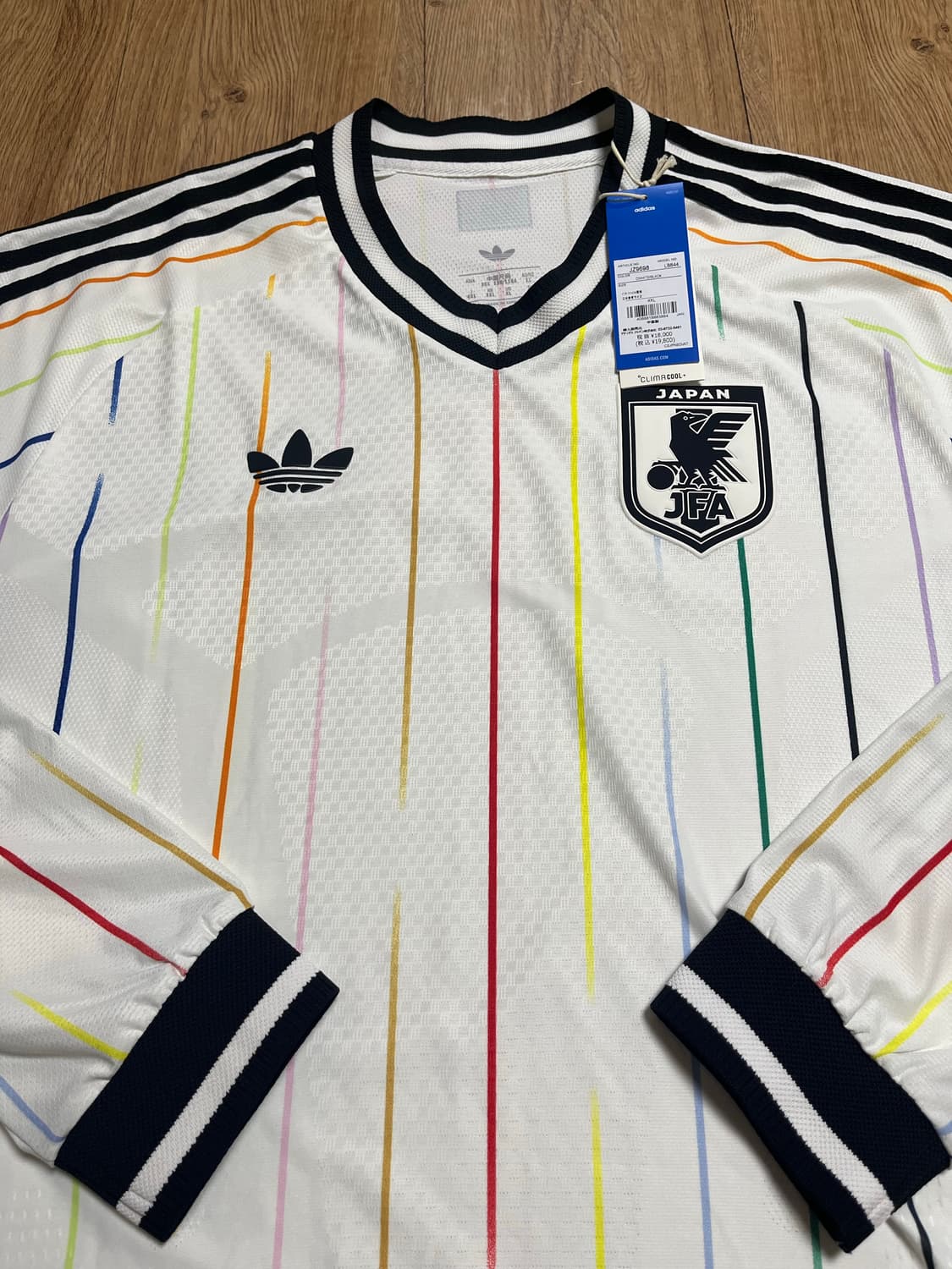 2026 아디다스 일본 어웨이 어센틱 긴팔 4XL 판매 상품이미지4