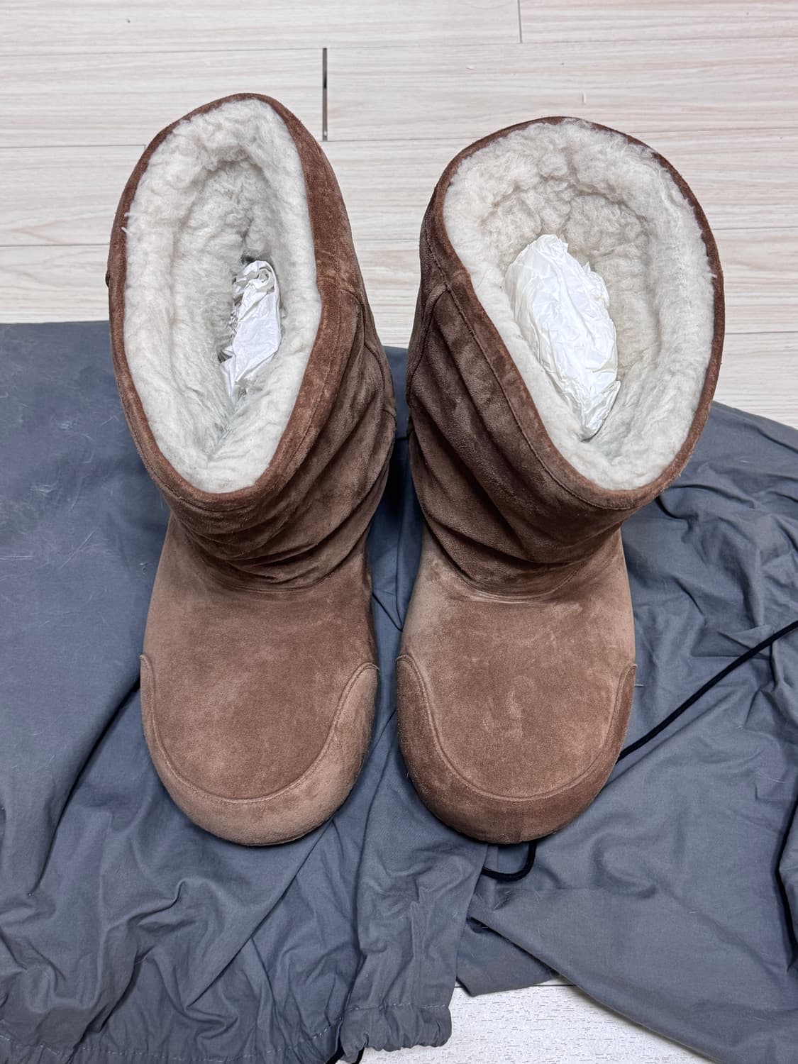 [44] 발렌시아가 알래스카 퍼 부츠 브라운 상품이미지1