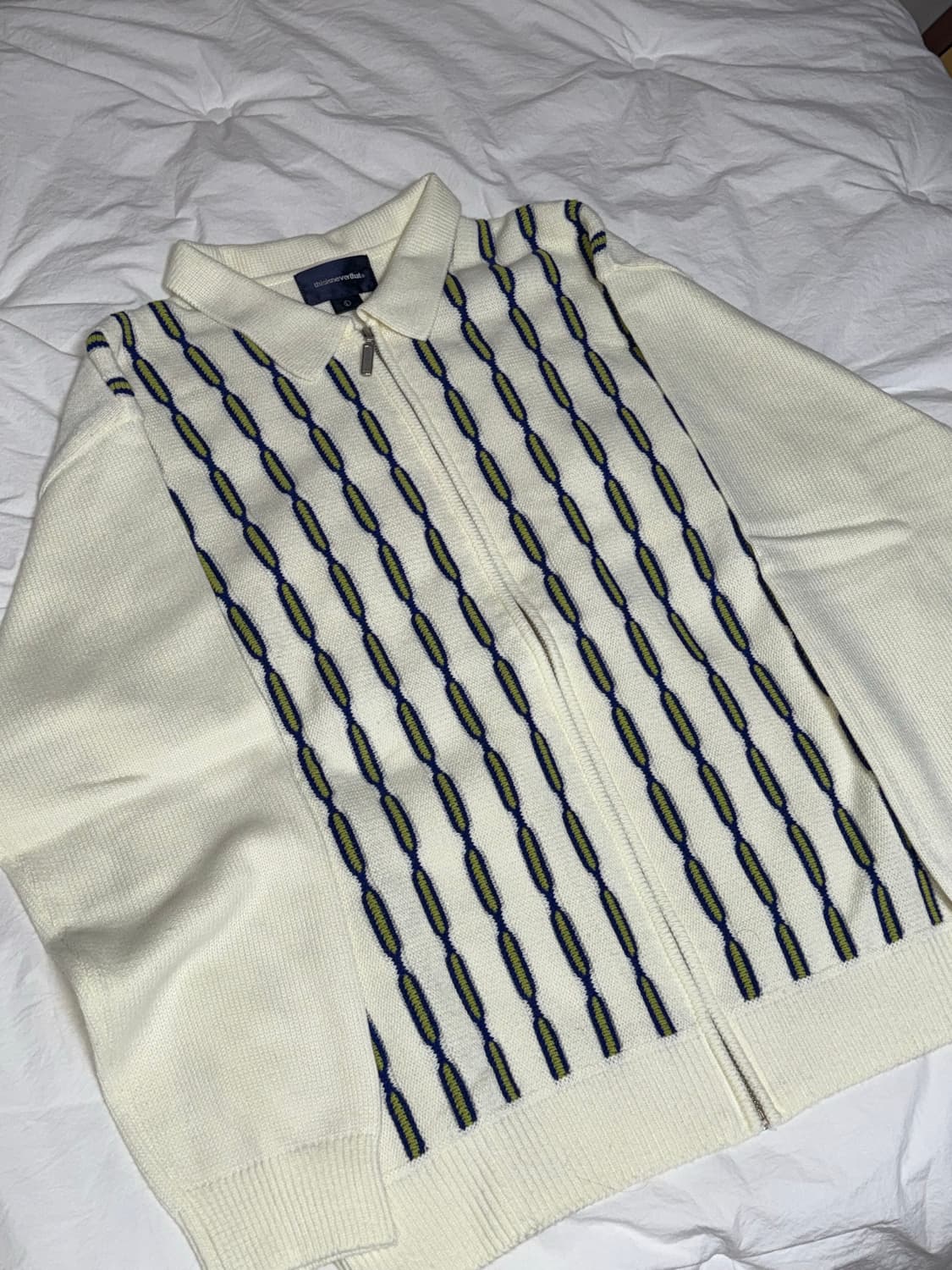 디스이즈네버댓 니트집업-L 상품이미지1