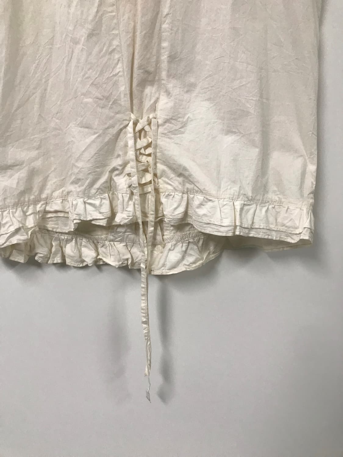 빈티지 프릴 슬리브리스 블라우스 상품이미지7